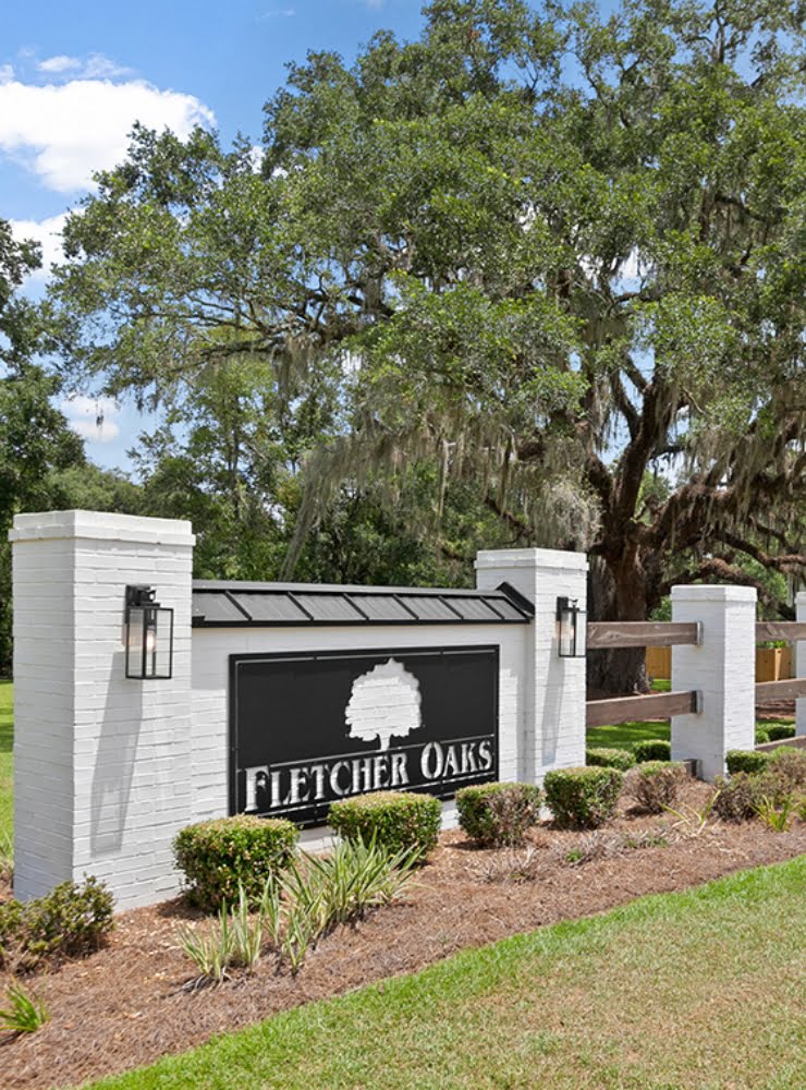 Fletcher Oaks Neighborhood Entrance Sign